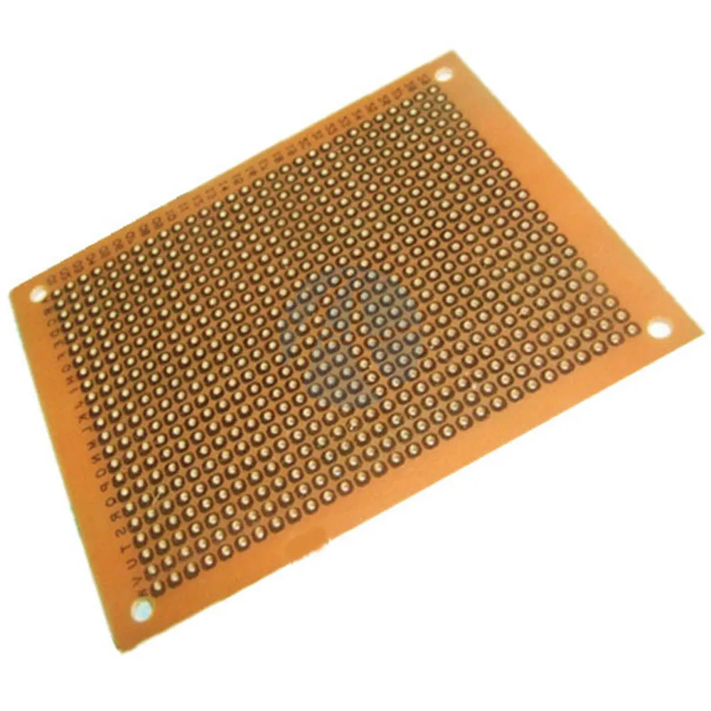 Prototipo de un solo lado de 7X9, 7x9cm, placa de circuito impreso Universal, placa de cobre de baquelita Experimental, placa de circuito DIY